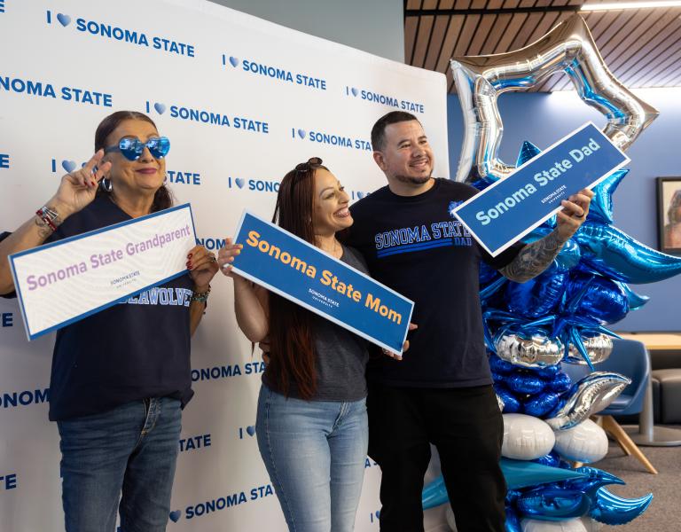 parents and grandparent of SSU student